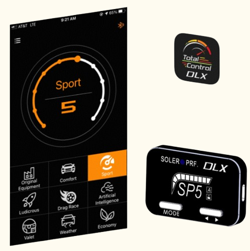 SE0530-TC DLX Bluetooth® Throttle Controller: Silverado / Sierra (2019+) Suburban / Tahoe / Yukon / Escalade (2021+)