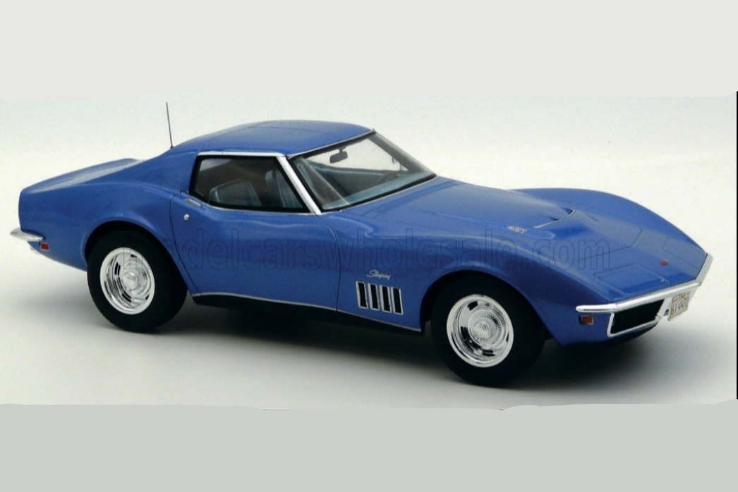 Norev 1969 Chevy Corvette C3 Stingray Le Mans Blue 1:18