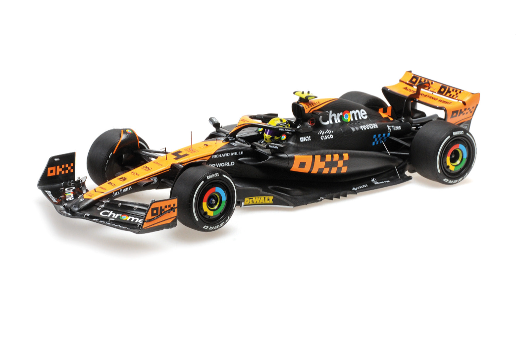 Minichamps Mclaren F1 Team MCL60 Orange O. Piastri Japanese GP 2023 1:18