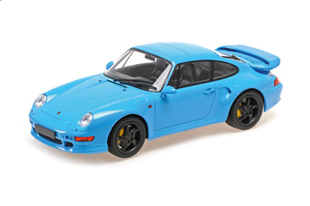Minichamps 1997 Porsche 911 (993) Turbo S Riviera Blue 1:18