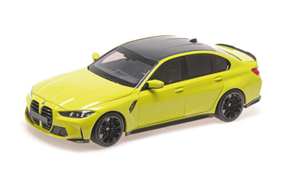 Minichamps 2024 BMW M3 (G80) Sao Paulo Yellow 1:18