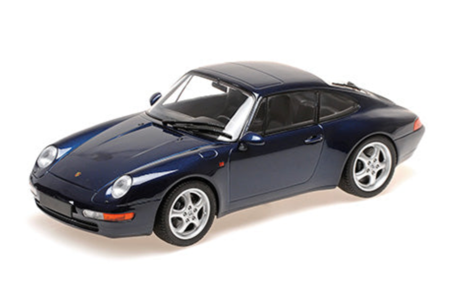 Minichamps 1995 Porsche 911 (993) Carrera Coupe Dark Blue Metallic 1:18