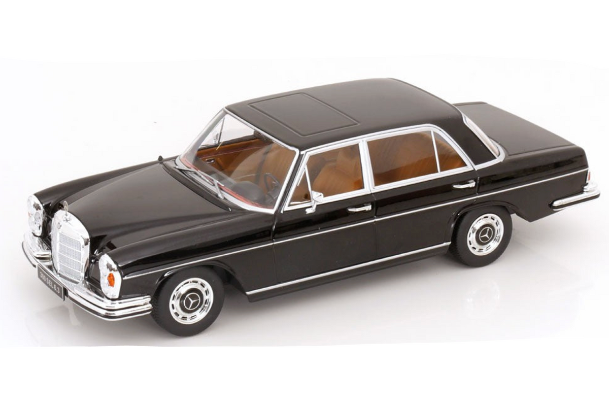 STM Diecast KK Scale 1967-1972 Mercedes-Benz 300 SEL 6.3 (W109) Sedan Black 1:18