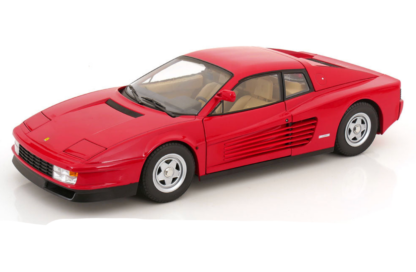 KK Scale 1984 Ferrari Testarossa Red Monospecchio US Version 1:12