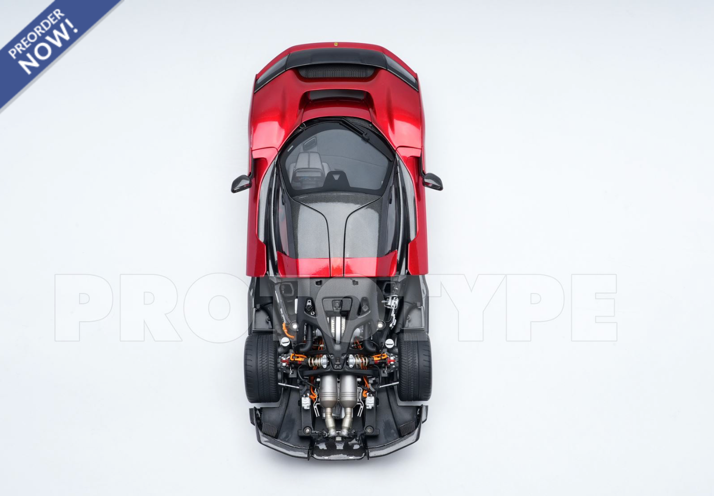 BBR 2026 Ferrari F80 Rosso (Red) Supercar Diecast w/ FULL Openings 1:18 LUXURY PACK