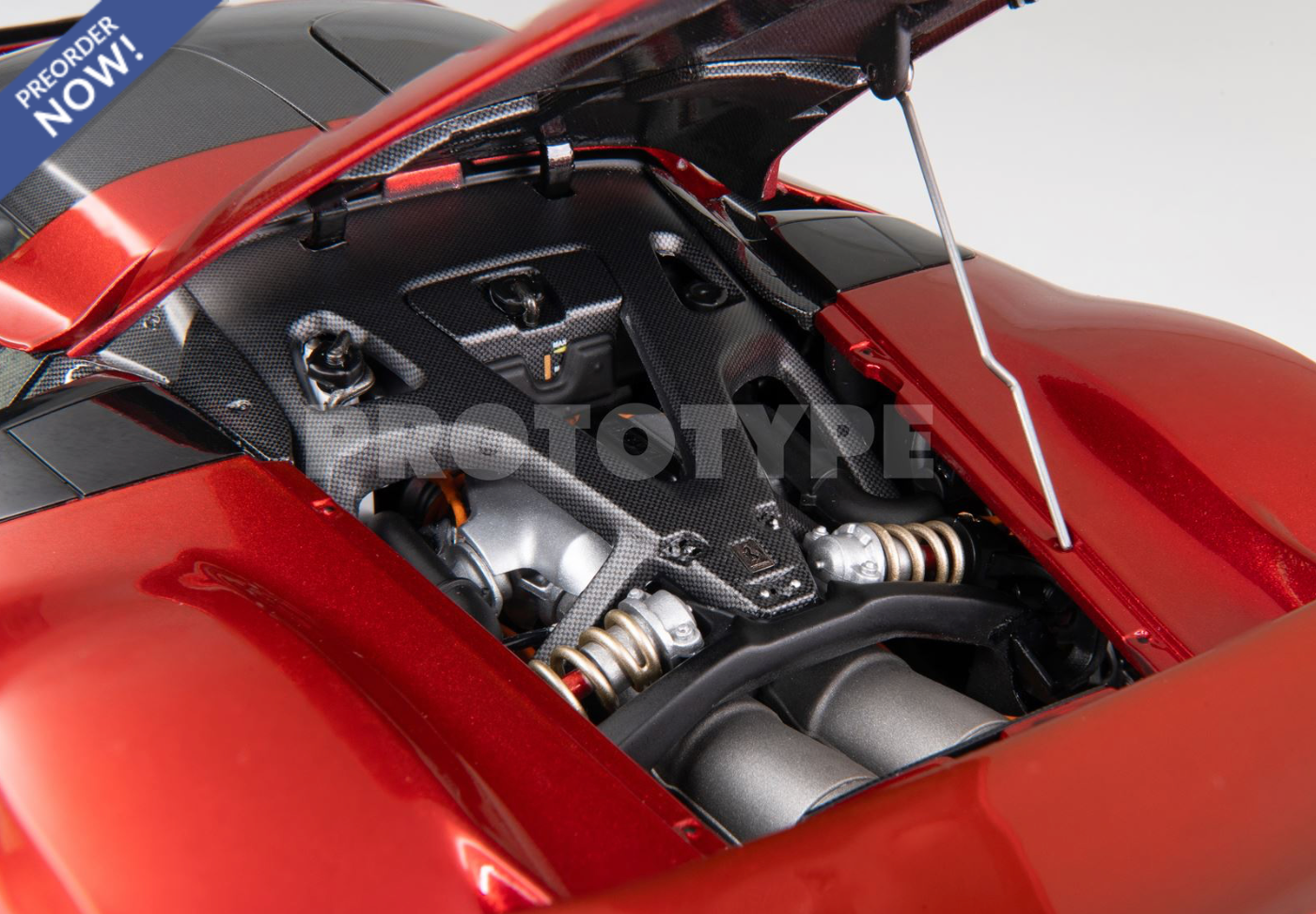BBR 2026 Ferrari F80 Rosso (Red) Supercar Diecast w/ FULL Openings 1:18 LUXURY PACK