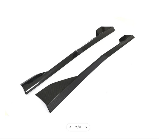 STRATEC SYSTEMS 600LT Style Carbon Fiber Side Skirts for McLaren 570S 570GT - View 2