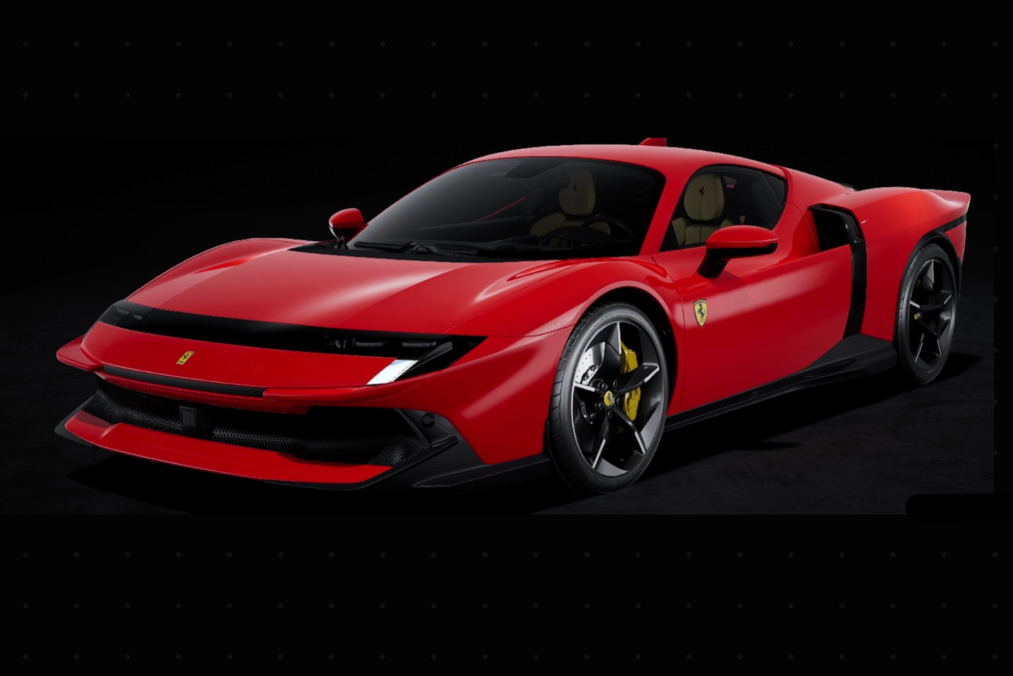 Polistil 2025 Ferrari 849 Testarossa Rosso Corsa (Ferrari Red) High Fidelity WITH DISPLAY 1:18