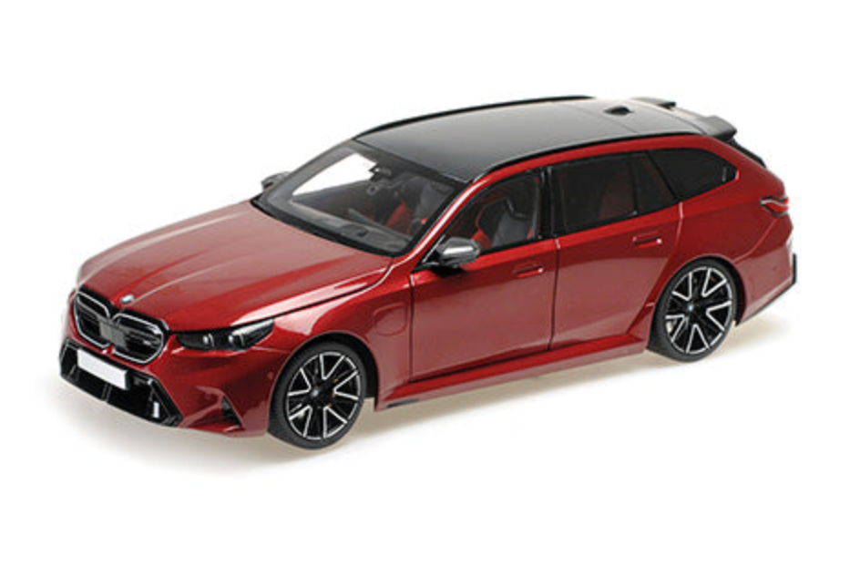 Minichamps 2024 BMW M5 Touring Wagon (G99) Fire Red Metallic 1:18
