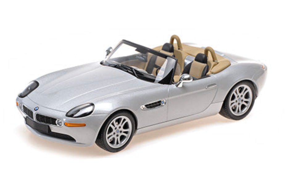 Minichamps 2000 BMW Z8 Roadster Silver 1:18