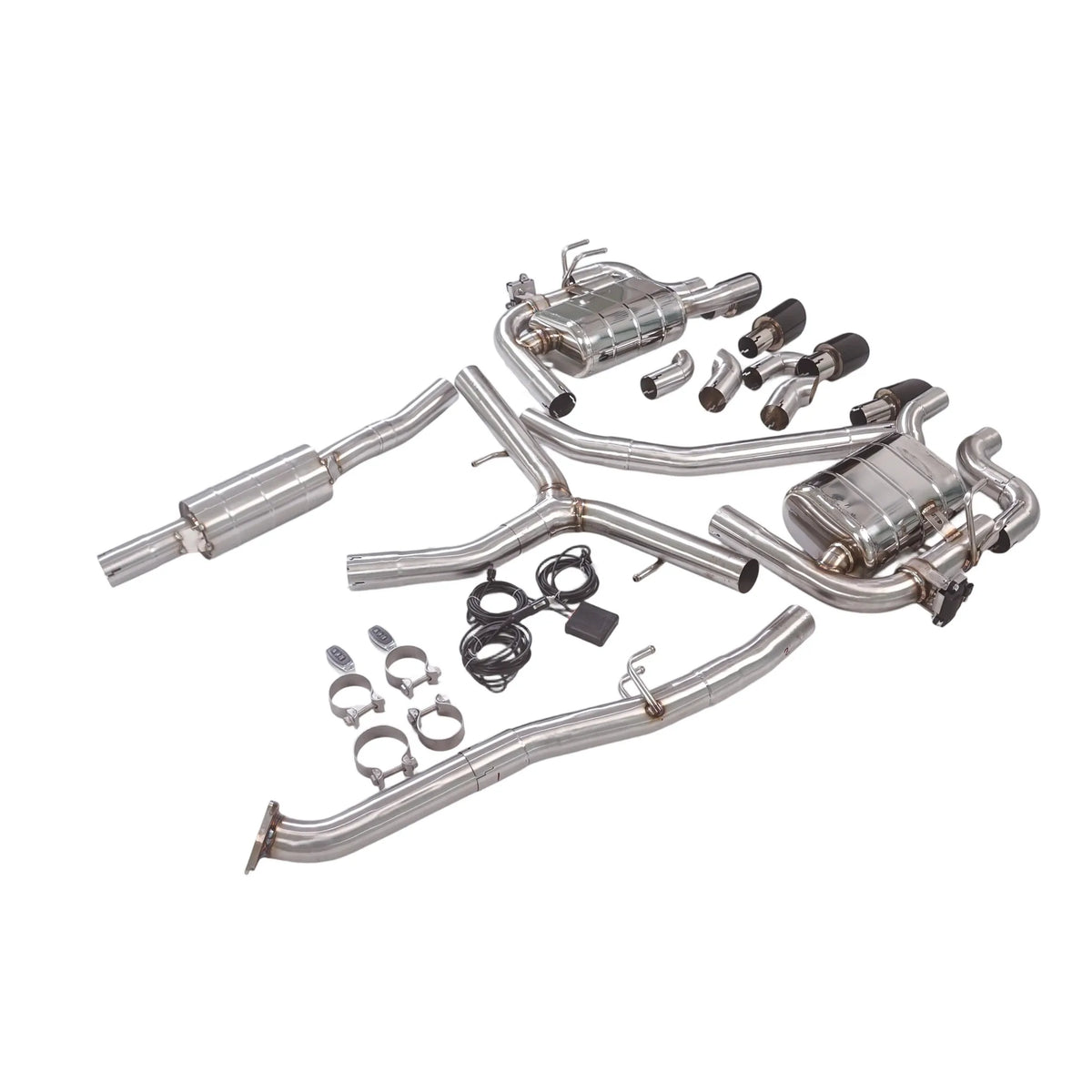 Rapid Vehicles GFC Catback Exhaust Muffler for 2018 10th Gen Honda Civic FC1 1.5T, Car Electric...