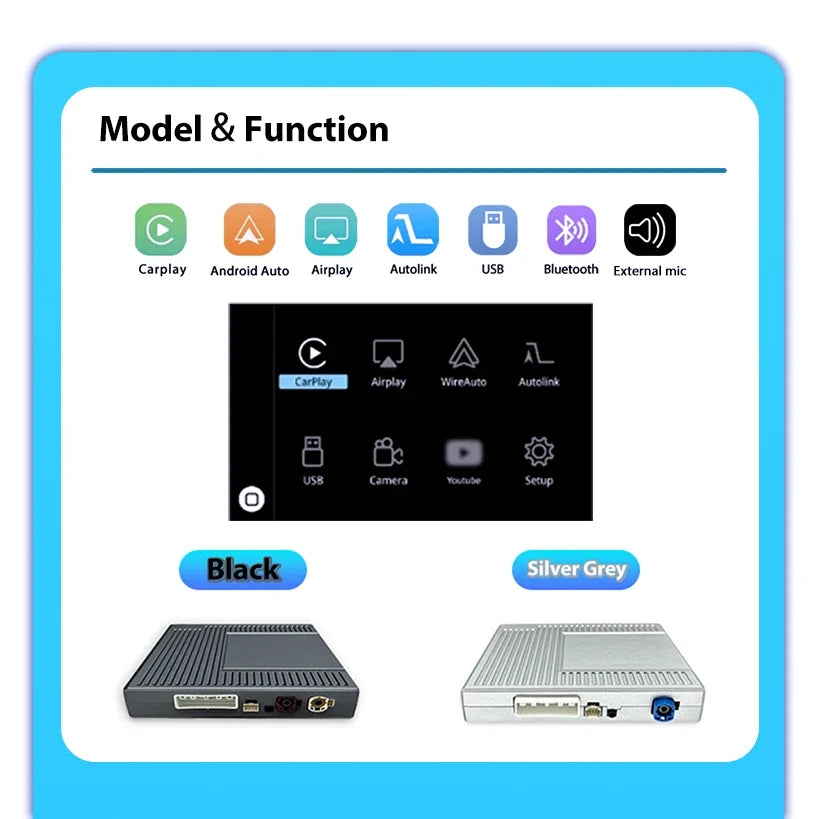 Wireless CarPlay 6.5" For Ferrari California T（15-18）Android mirror link AirPlay CarPlay function
