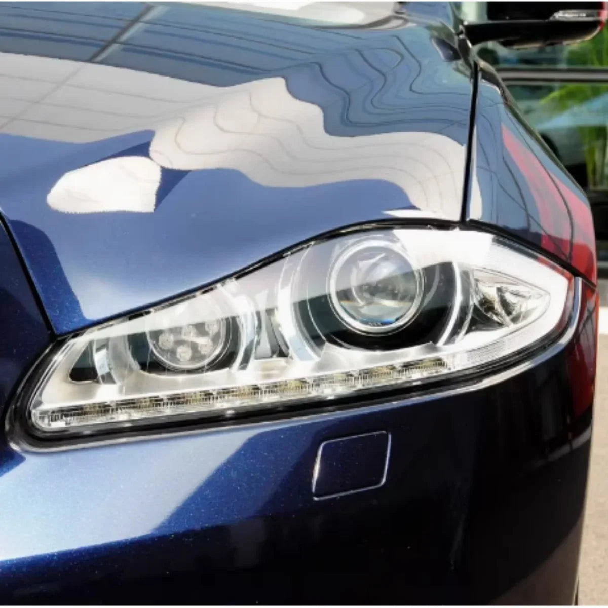 Rapid Vehicles NEW Headlamp Cover Lamp Shade Headlight Glass For Jaguar XJ / XJL 2010 2011 2012...