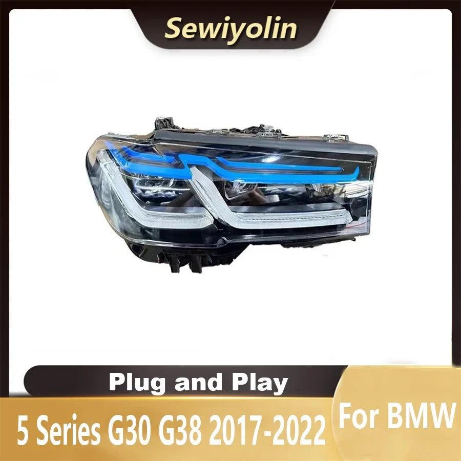 Rapid Vehicles For BMW G30 G38 2017-2021Projector Lens Headlight Auto Head lamp Reverse Brake Fog...