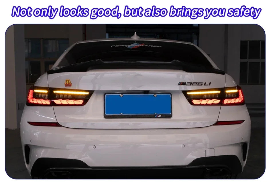 Rapid Vehicles Car Taillights For BMW 3 Series G20 G28 320i 325i 330i 2020-2024 Upgrade LED...