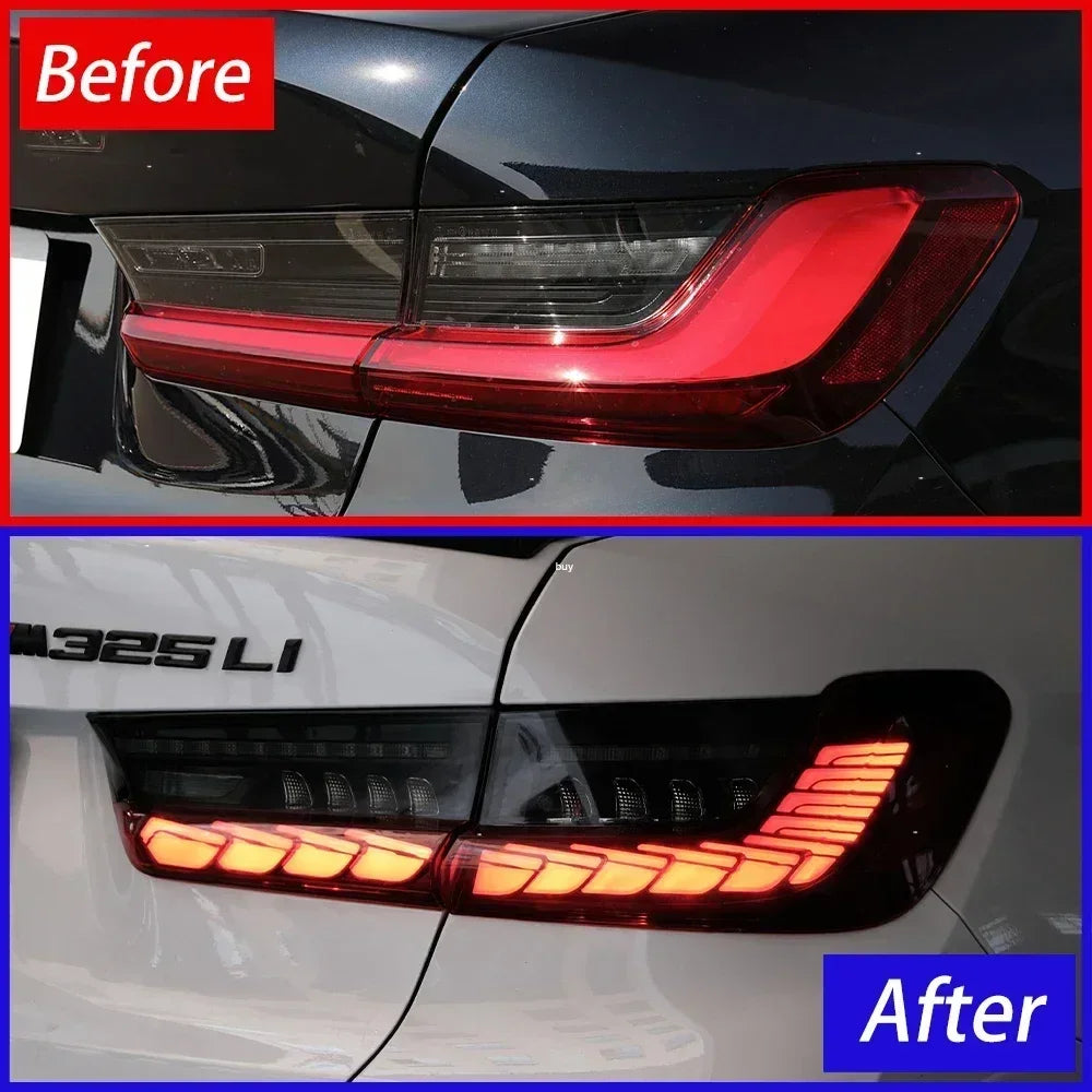 Rapid Vehicles Car Taillights For BMW 3 Series G20 G28 320i 325i 330i 2020-2024 Upgrade LED...