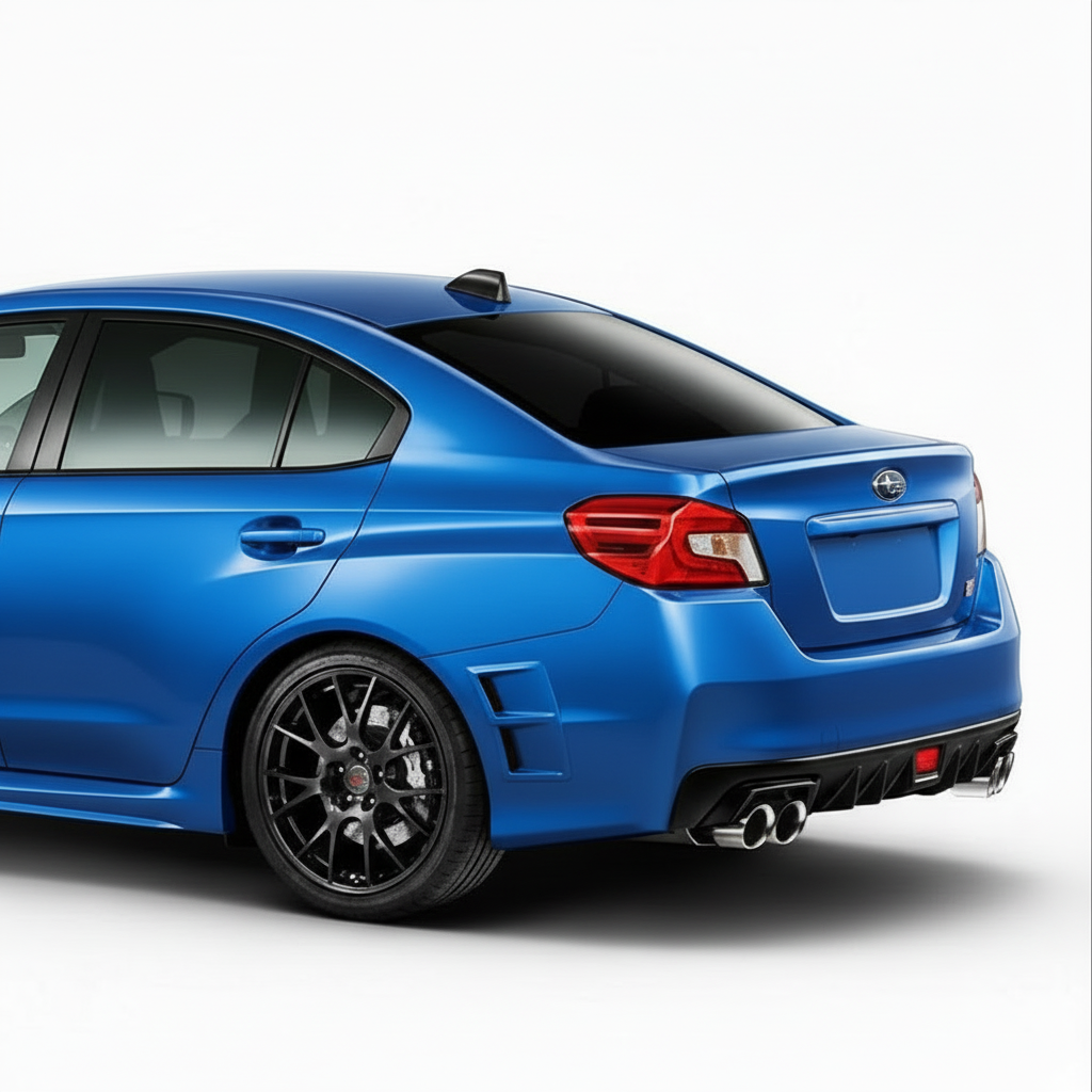 JDMuscle [15-21 WRX/STI] Painted Matched S207 Style Rear Bumper Vents