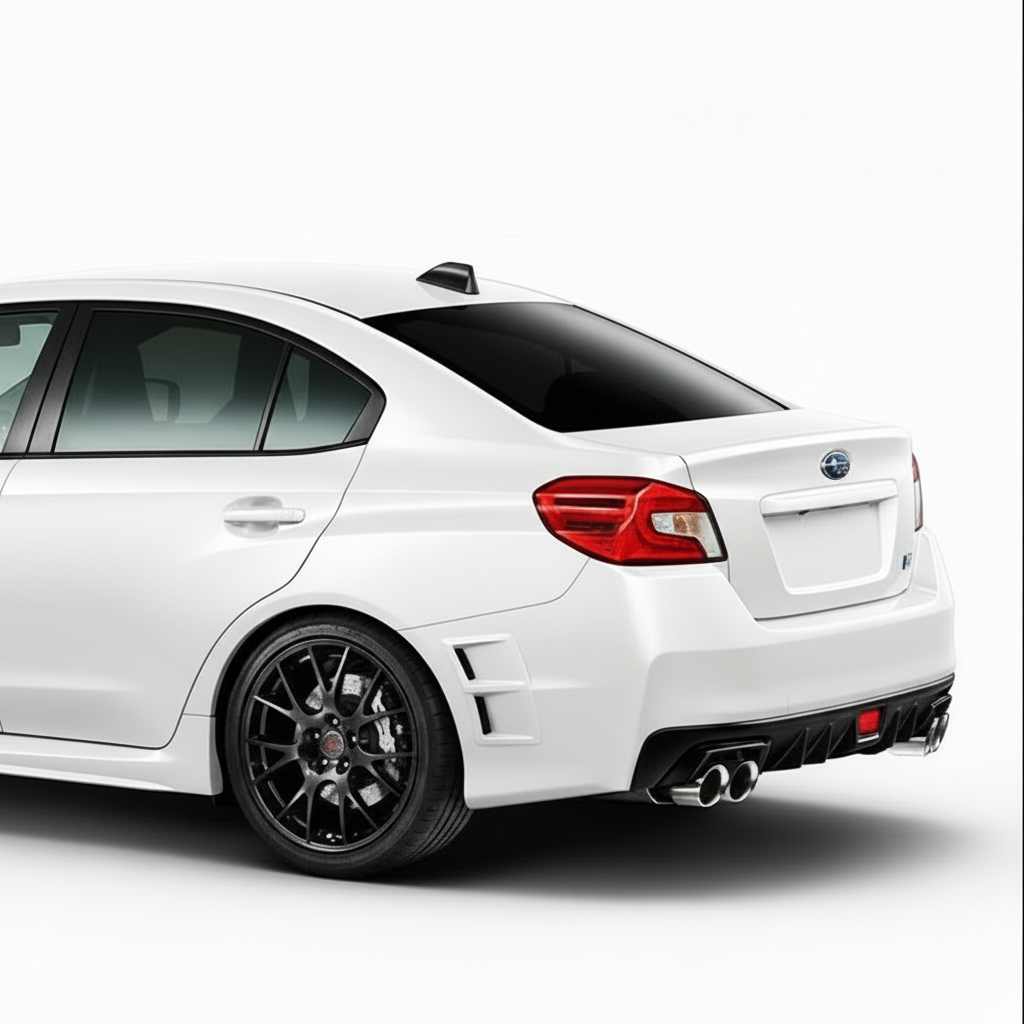 JDMuscle [15-21 WRX/STI] Painted Matched S207 Style Rear Bumper Vents