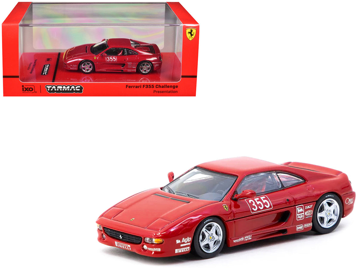 Rapid Vehicles Ferrari F355 Challenge #355 "Presentation" Red "Hobby64" Series 1/64 Diecast Model...