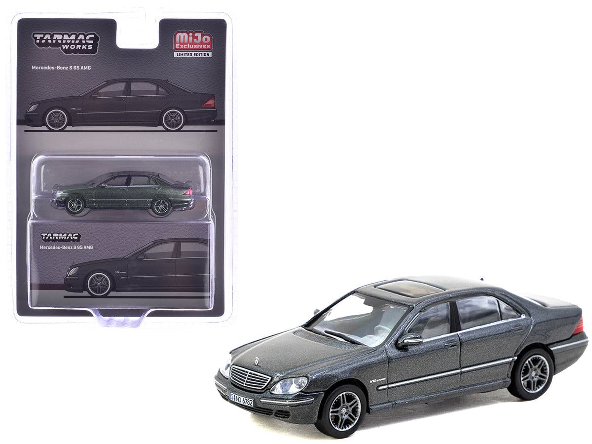 Rapid Vehicles Mercedes-Benz S 65 AMG Tectite Gray Metallic "Global64" Series 1/64 Diecast Model...