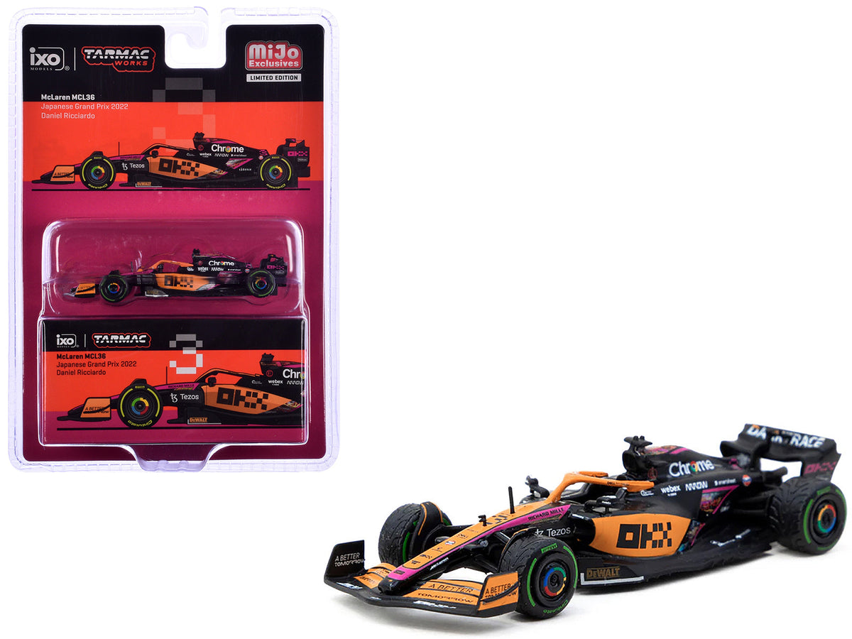 Rapid Vehicles McLaren MCL36 #3 Daniel Ricciardo Formula One F1 "Japanese GP" (2022) "Global64"...
