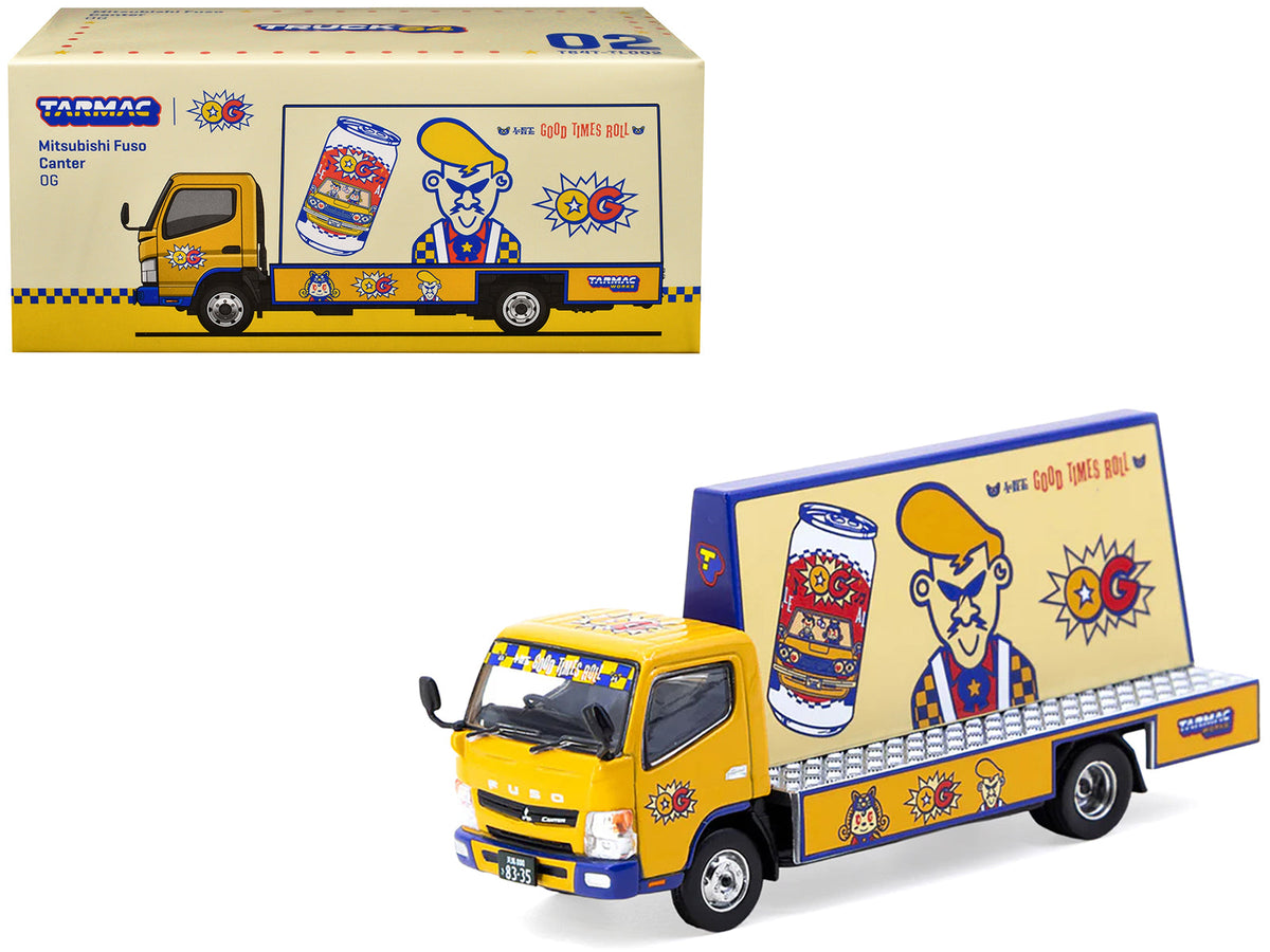 Rapid Vehicles Mitsubishi Fuso Canter Mobile Ad Truck RHD (Right Hand Drive) "OG Beer" Yellow...