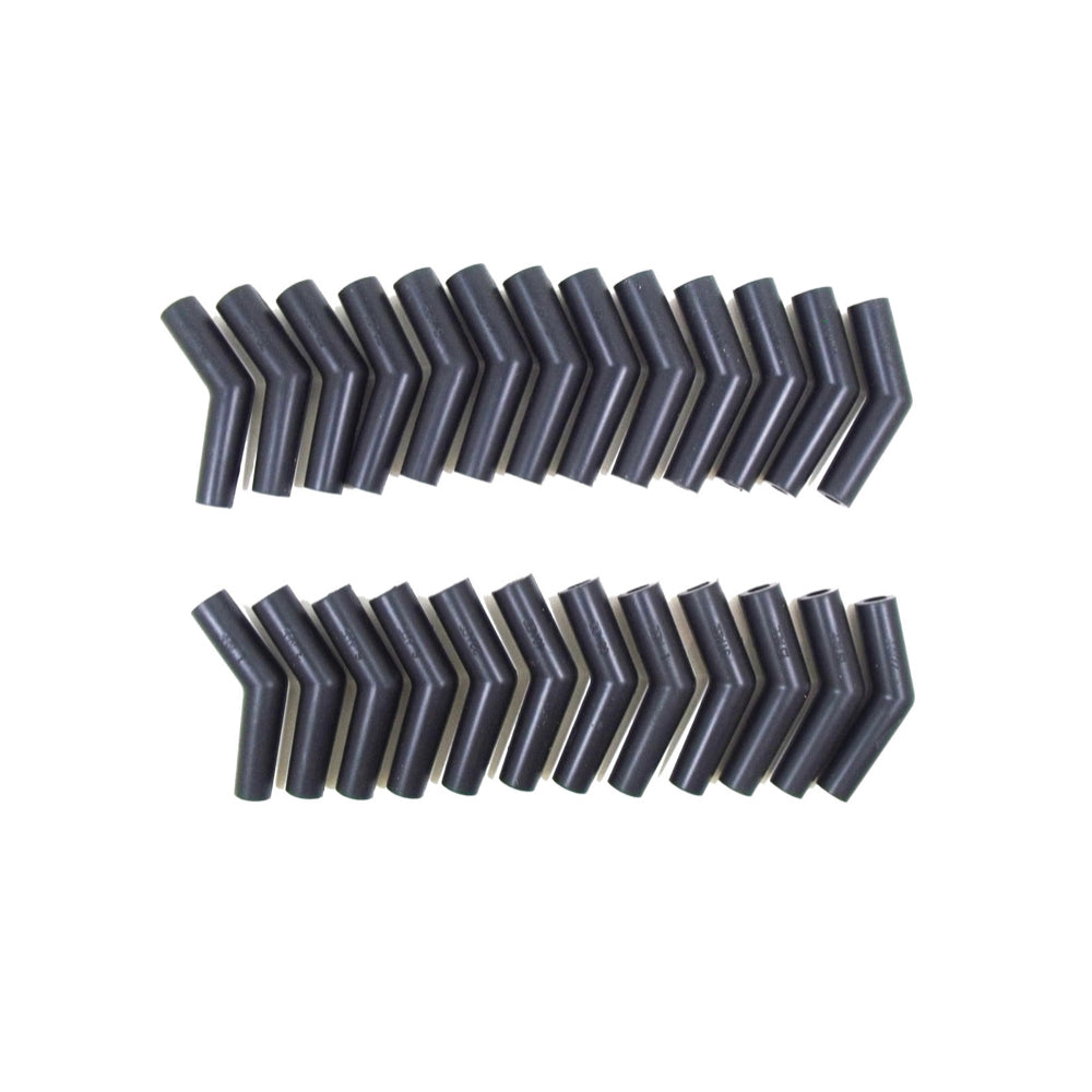 135-Deg Spark Plug Boots 25pk Black Silicone - 46205
