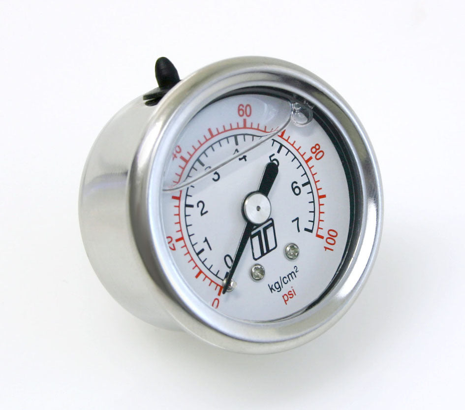 Fuel Pressure Gauge 0-100 PSI Liquid Filled - TS04022023