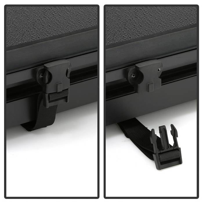 SPYDER xTune 04-07 Chevy Silverado/GMC Sierra 1500 CC 68in Bed Hard Tri-Fold Tonneau - Blk (TC-HTF-CS04-68) 9046704