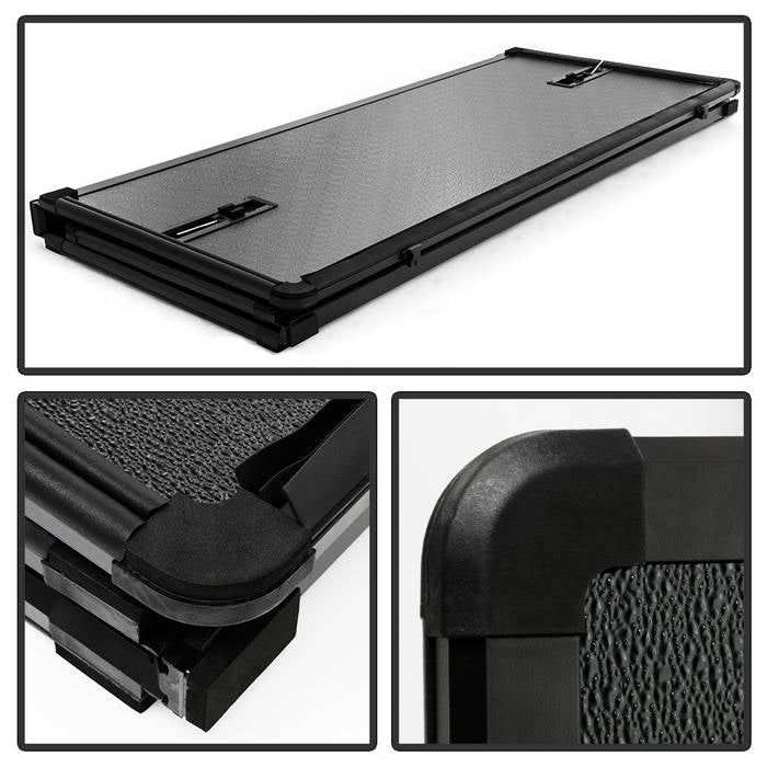 SPYDER xTune 02-09 Dodge Ram 72in. Short Bed Hard Tri-Fold Style Tonneau Cover - Black (TC-HTF-DR02-72) 9045882