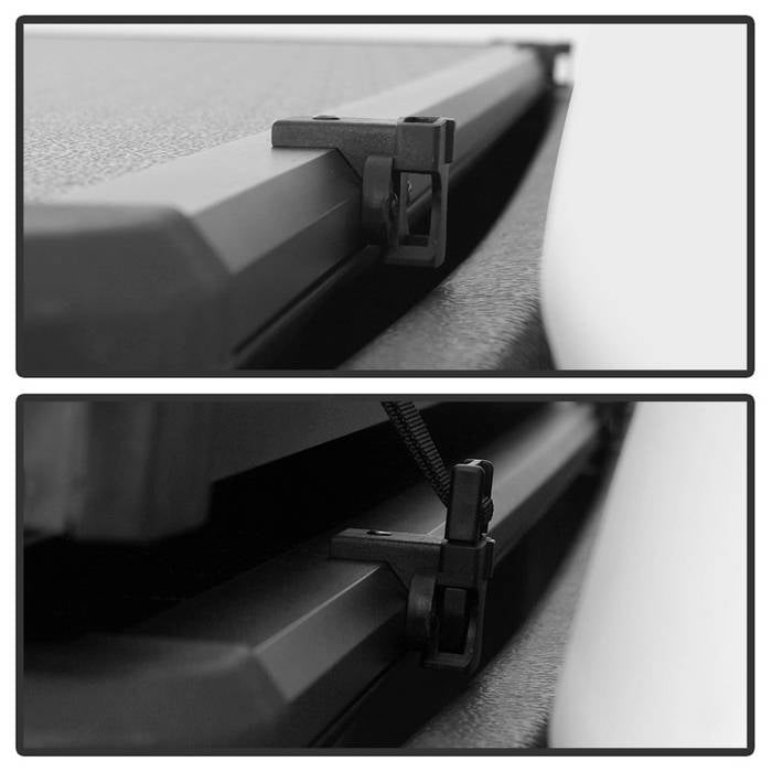 SPYDER xTune 02-09 Dodge Ram 72in. Short Bed Hard Tri-Fold Style Tonneau Cover - Black (TC-HTF-DR02-72) 9045882