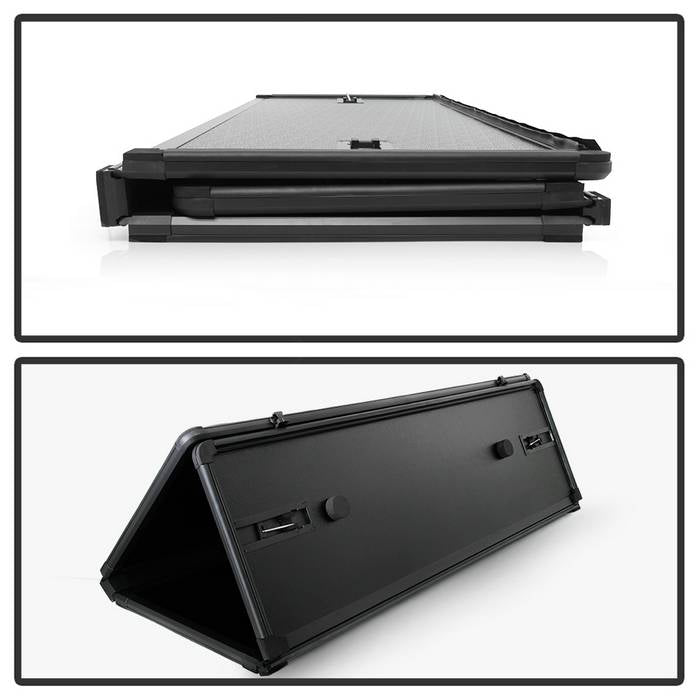 SPYDER xTune 04-14 Ford F150 66in. Bed(No Flareside) Hard Tri-Fold Tonneau Black (TC-HTF-FF15004-66) 9045929