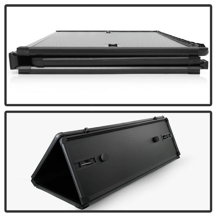 SPYDER xTune 04-14 Ford F150 78in. SB (No Flareside) Hard Tri-Fold Tonneau Black (TC-HTF-FF15004-78) 9045936