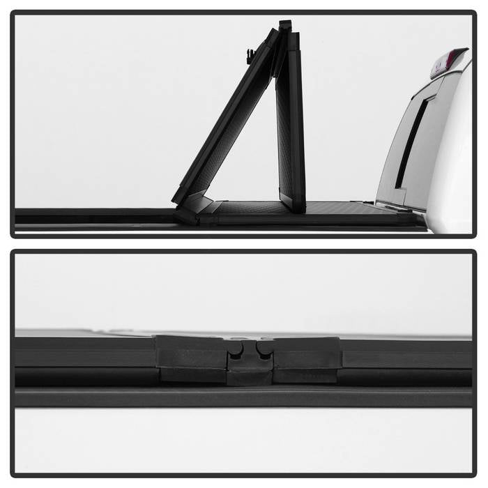 SPYDER xTune 04-14 Ford F150 78in. SB (No Flareside) Hard Tri-Fold Tonneau Black (TC-HTF-FF15004-78) 9045936