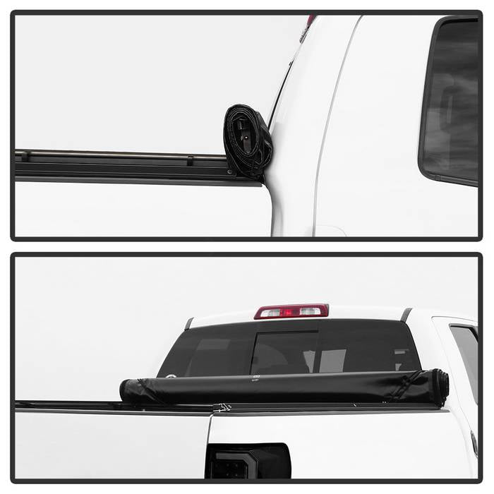 SPYDER xTune 04-12 Chevy Colorado 63in. Bed Roll-Up Style Tonneau Cover - Black (TC-RU-CCO04-63) 9043765