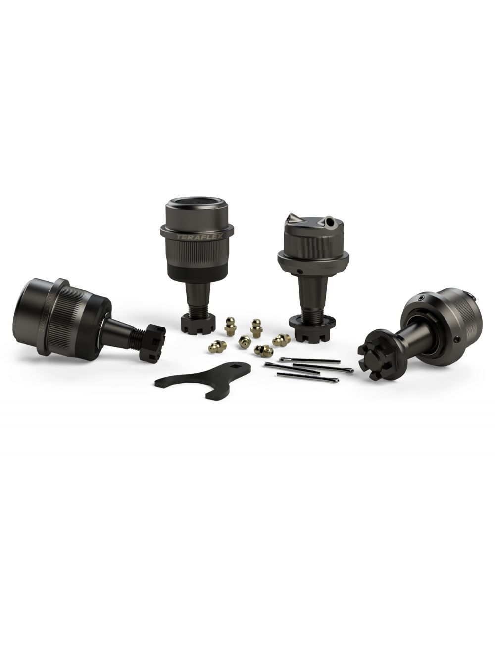 Ball Joints (4) with Knurls - 3442022