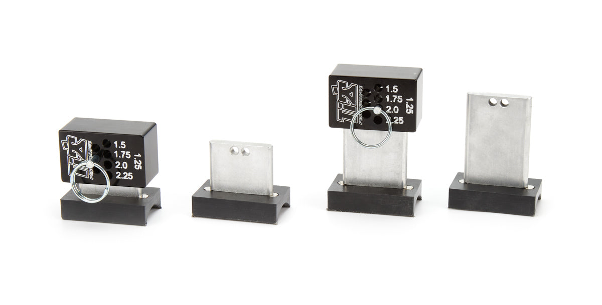 Mini Sprint Set Up Blocks Front Black - TIP3682