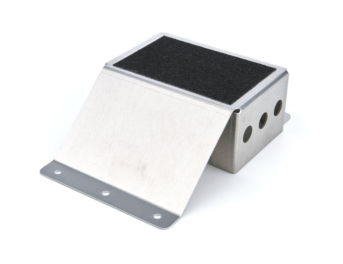 2in Heel Riser Plain Aluminum - TIP4118