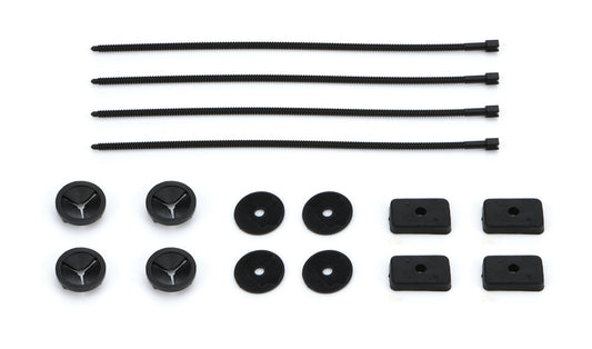Radiator Screen Mounting Kit Ste of 4 Black Nylon - TIP5186