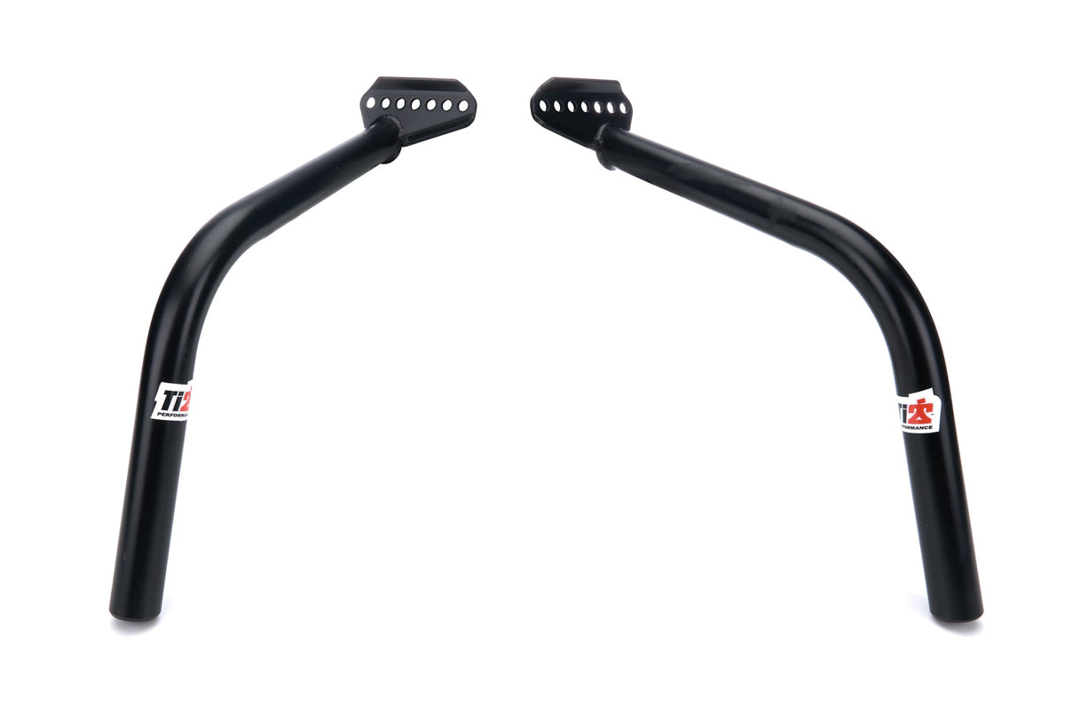 Front Wing Post Chassis to Side Board Pair Black - TIP6132