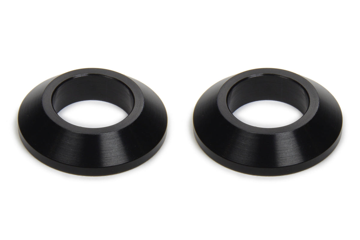 Tapered Spacers 1/2in ID 1/4in Thick Black 2pk - TIP8221