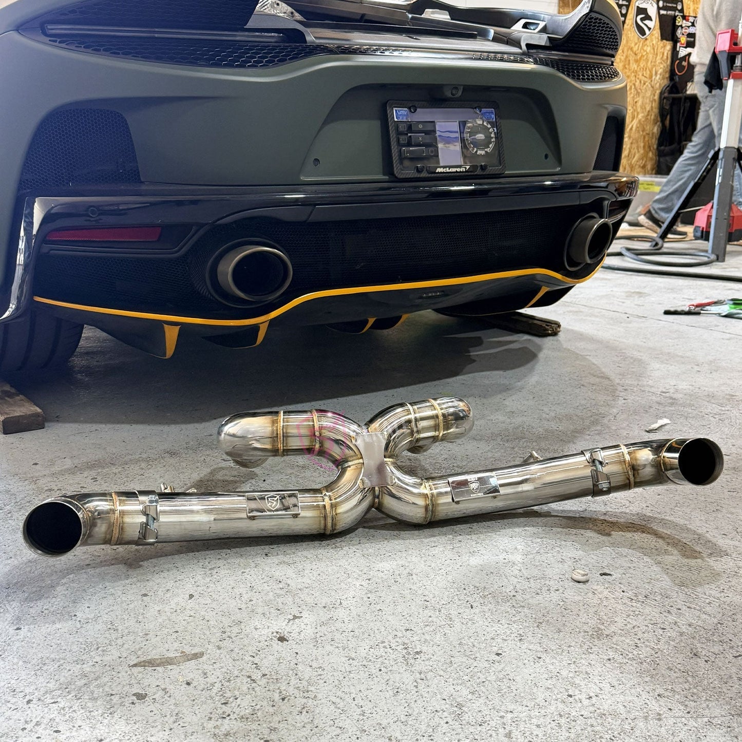 304 Stainless Performance Catback Exhaust System for McLaren GT