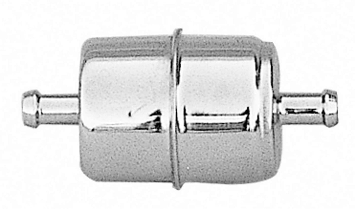 3/8in Chrome Fuel Filter - 9177