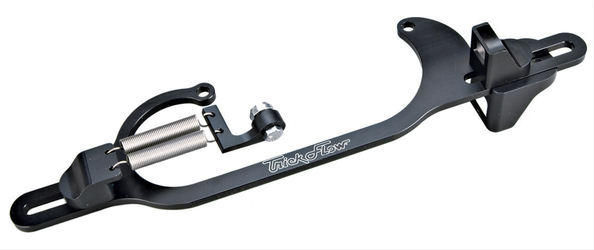 Throttle cable bracket 4150/4165 Black Anodized - TFS20000