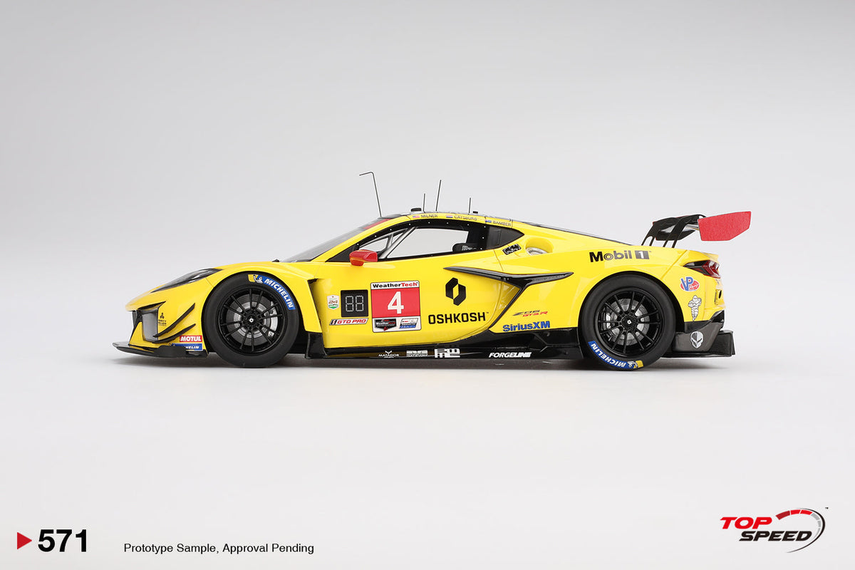STM Diecast Topspeed Chevrolet Corvette C8 Z06 GT3.R #4 Corvette Racing by Pratt Miller...