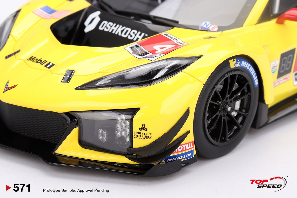 STM Diecast Topspeed Chevrolet Corvette C8 Z06 GT3.R #4 Corvette Racing by Pratt Miller...