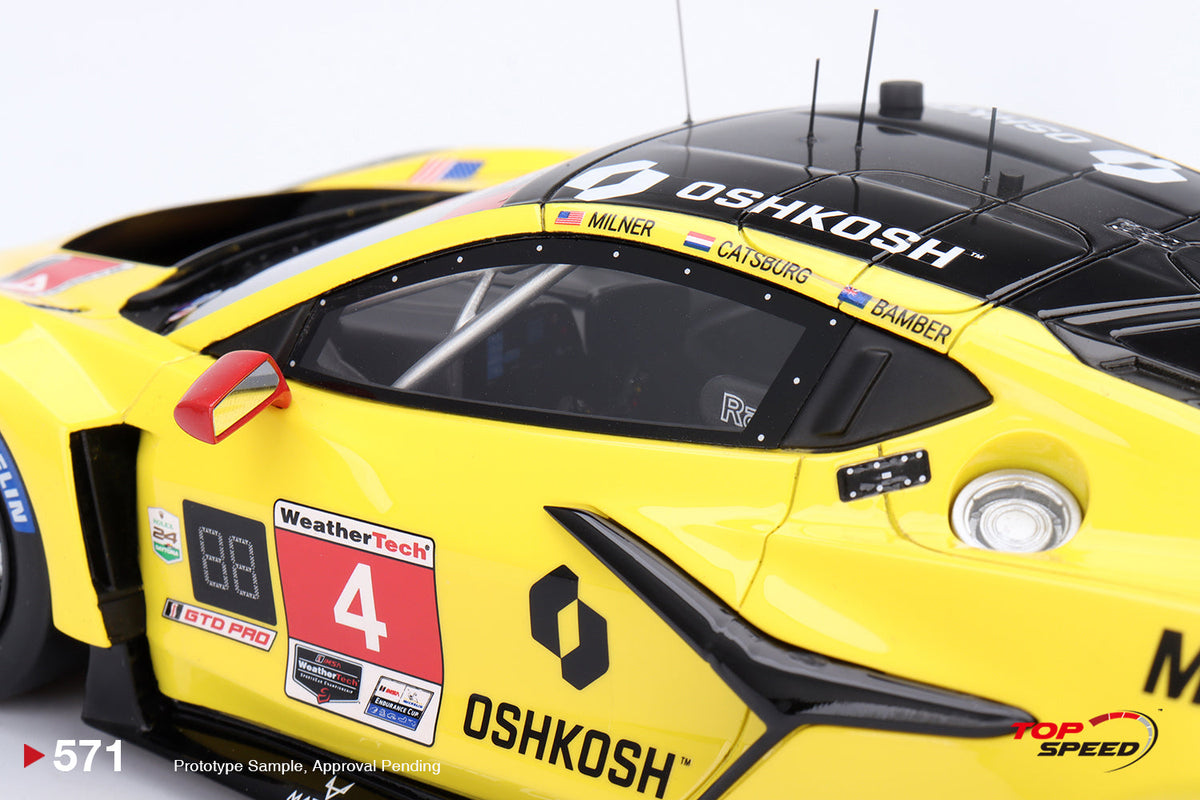 STM Diecast Topspeed Chevrolet Corvette C8 Z06 GT3.R #4 Corvette Racing by Pratt Miller...