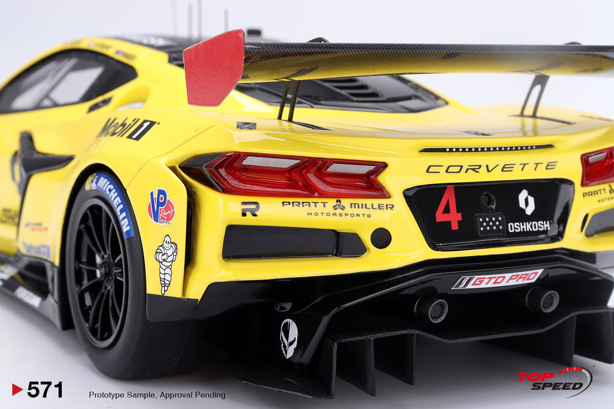 STM Diecast Topspeed Chevrolet Corvette C8 Z06 GT3.R #4 Corvette Racing by Pratt Miller...