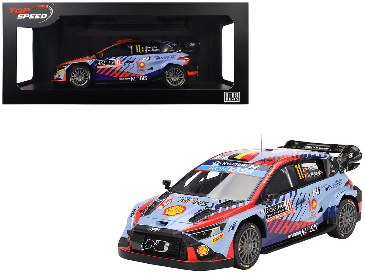 Rapid Vehicles Hyundai i20 N Rally1 Hybrid #11 Thierry Neuville - Martijn Wydaeghe "Hyundai Shell...