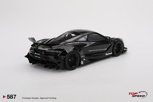 STM Diecast Topspeed Mclaren 720S LB-Works TAS 2024 Black 1:18 - View 2
